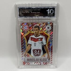 Miroslav Klose Holo Foil Soccer Card 2024 Graded 10 Bayern Munchen - Deutschland